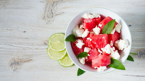 Rezept Rezept für Melonen-Feta-Salat