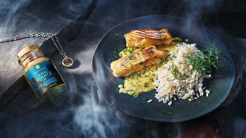 Rezept Kabeljau mit Curry-Dill-Sauce | Der Herr der Ringe