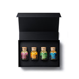 Geschenk Box offen mit Korkengläsern