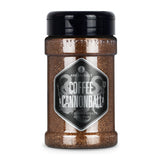Ankerkraut Coffee Rub im Gewürzstreuer vor weißem Hintergrund.